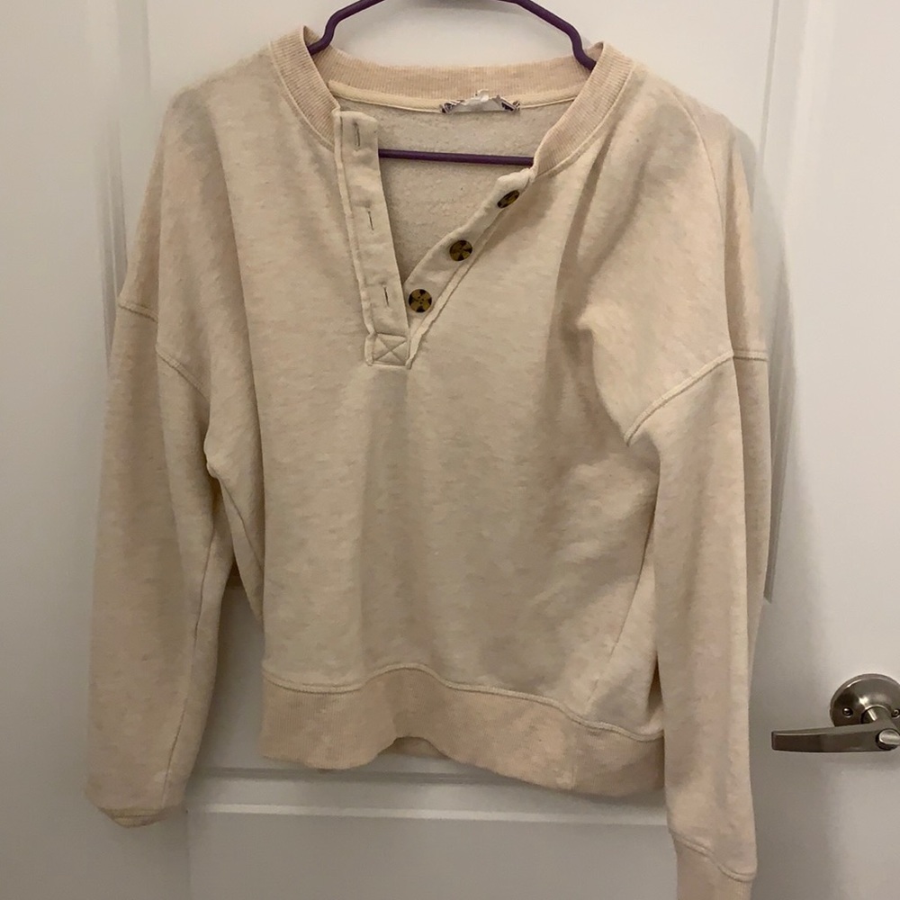 Comfy button up sweater